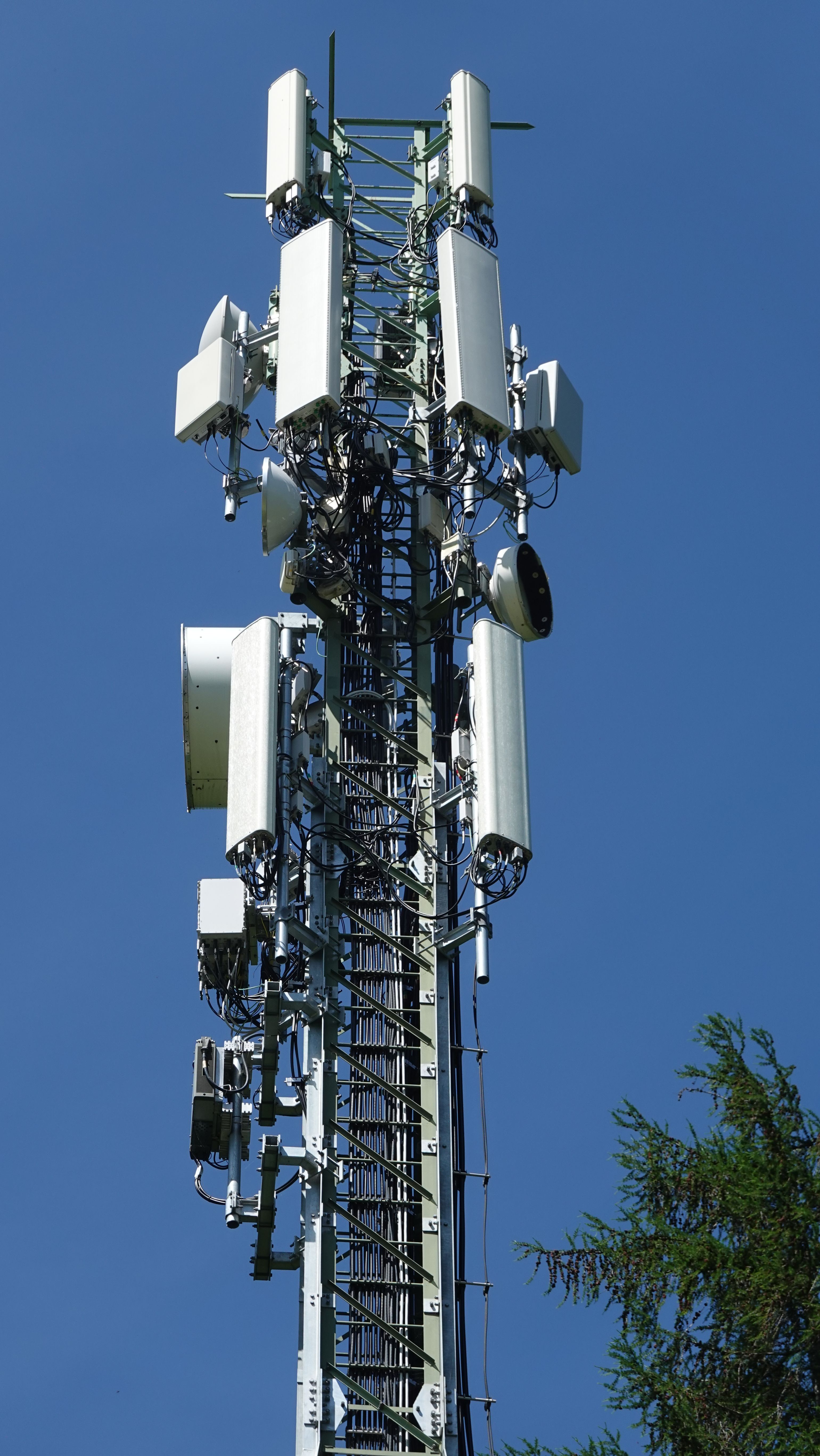 Die Antennen im Juni 2025 von Osten