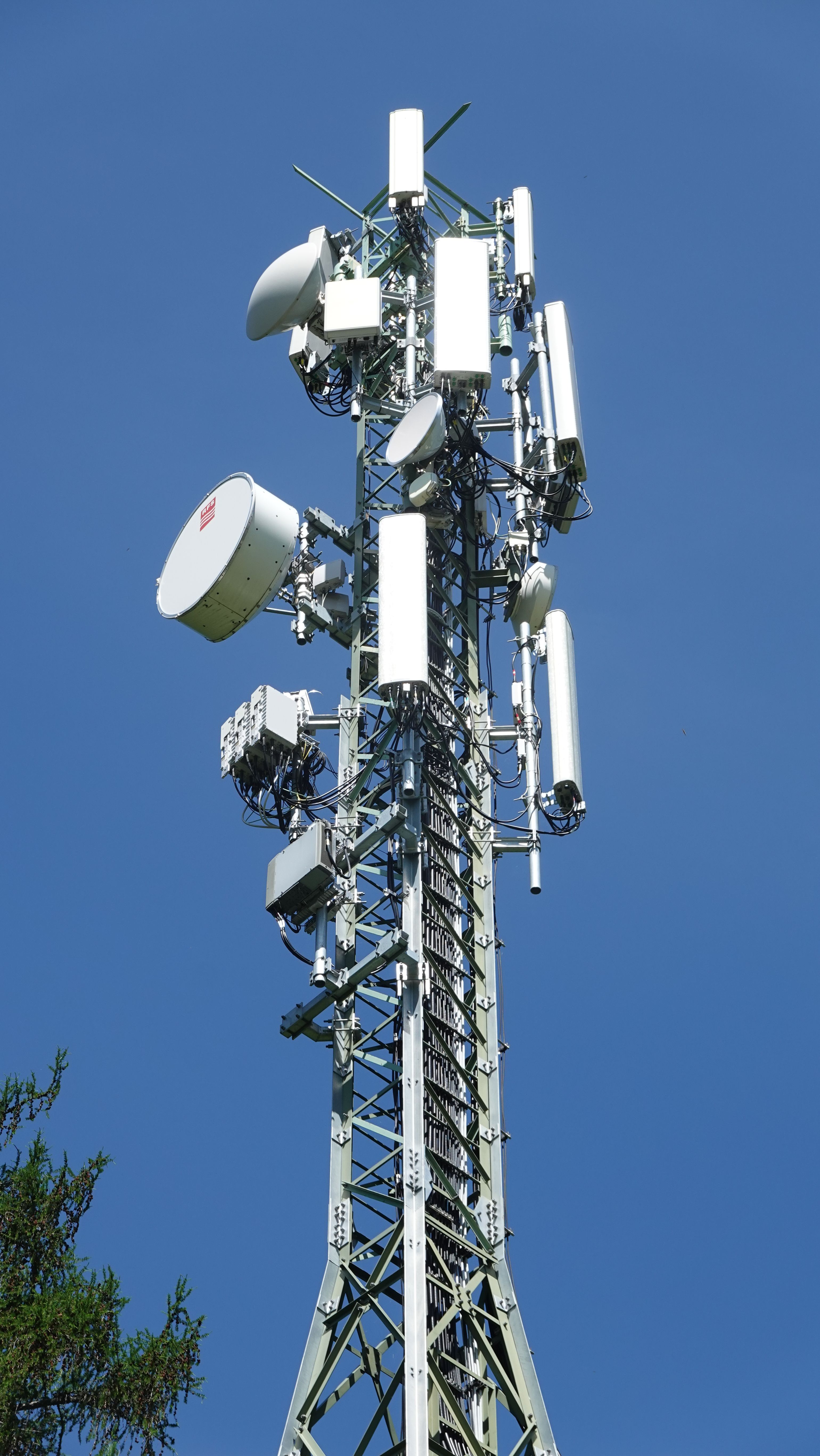 Die Antennen im Juni 2025 von Süden