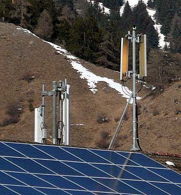 Die umgebaute Anlage von Wind mit Umts seit Jänner 2012