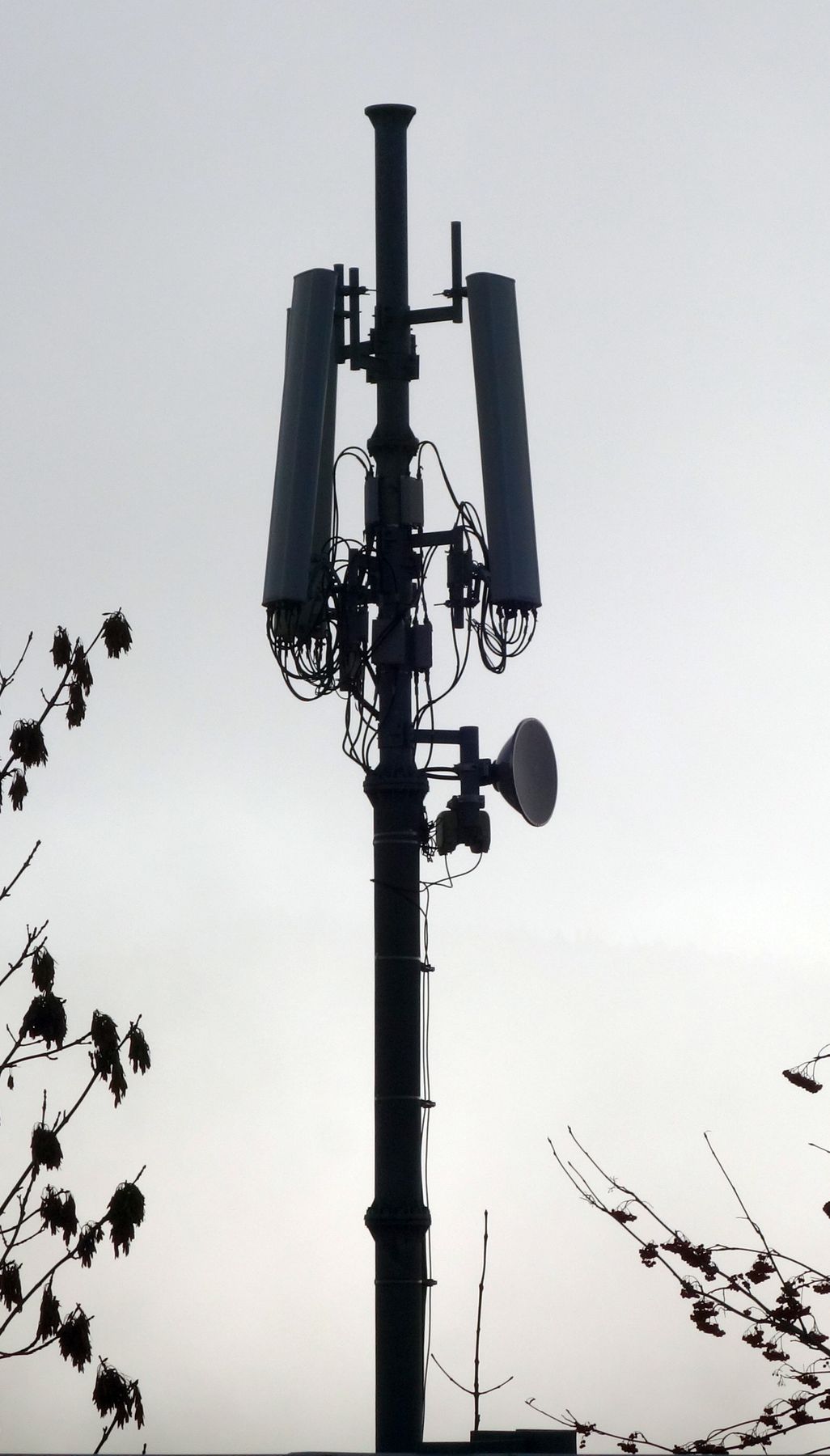 Die Antennen von Vodafone im Dezember 2018