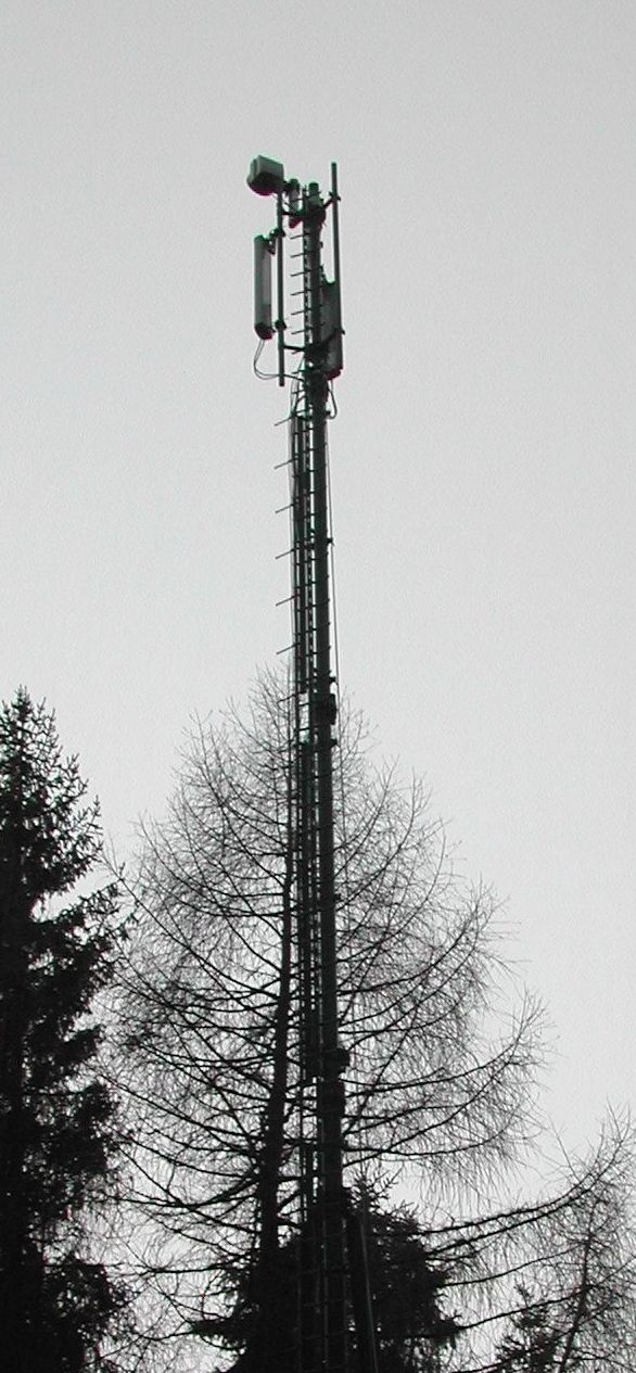 Die provisorische Anlage von Wind im November 2002