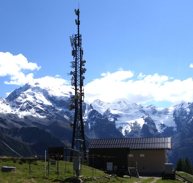 Die Anlage im April 2017 mit der neuen Gerätehütte