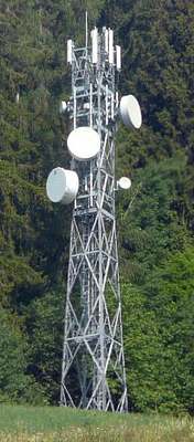 Die Anlage von Wind mit den Antennen von Vodafone seit Herbst 2010