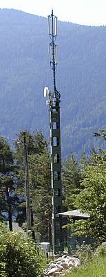 Die Anlage von Tim mit den GSM-Antennen