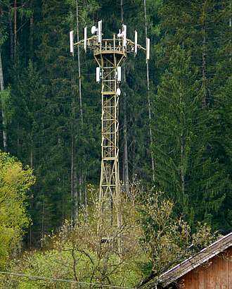Die Anlage von Vodafone seit 2008 mit den Antennen von Tim