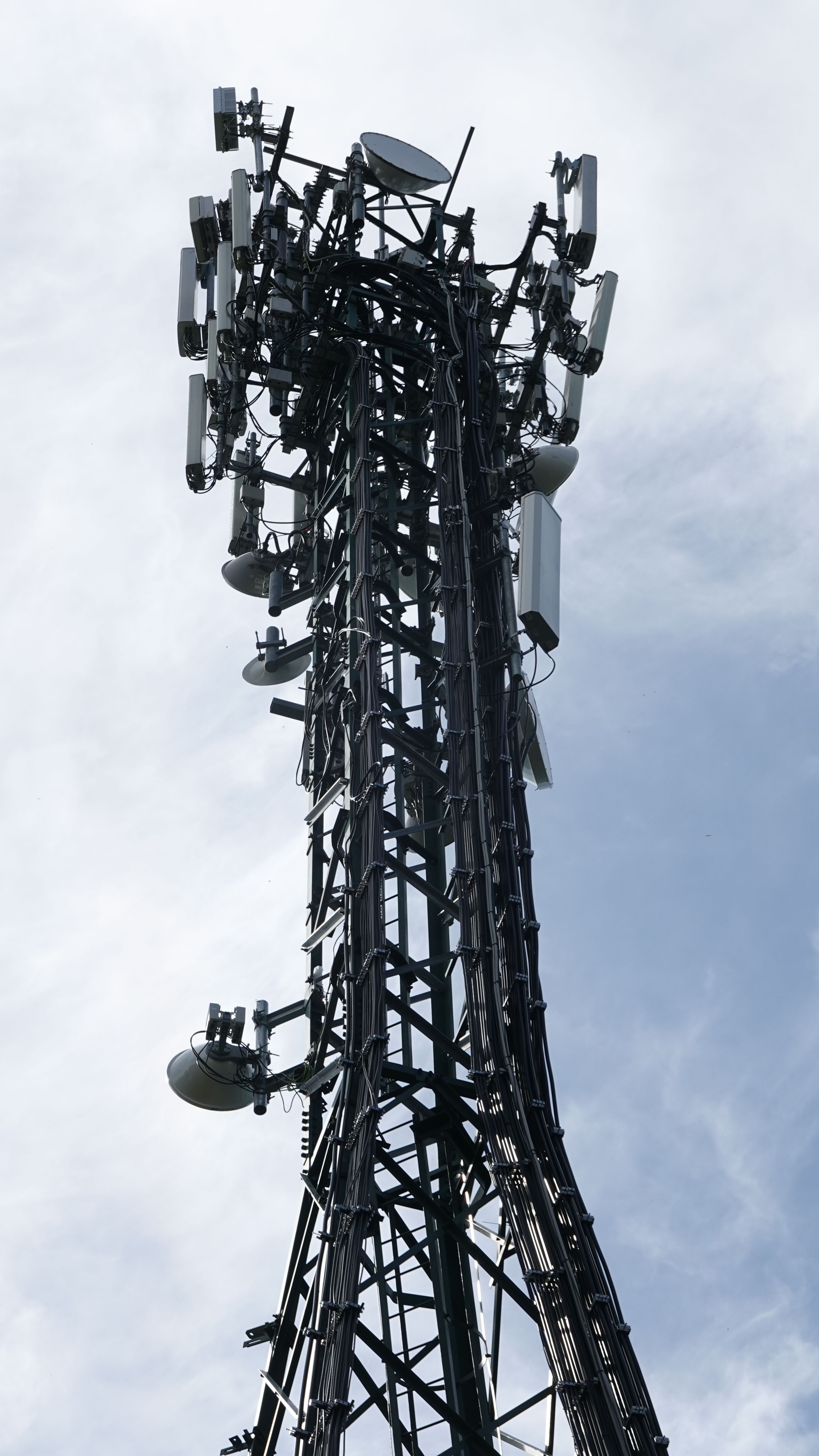 Die Antennen von Norden aus gesehen im April 2026