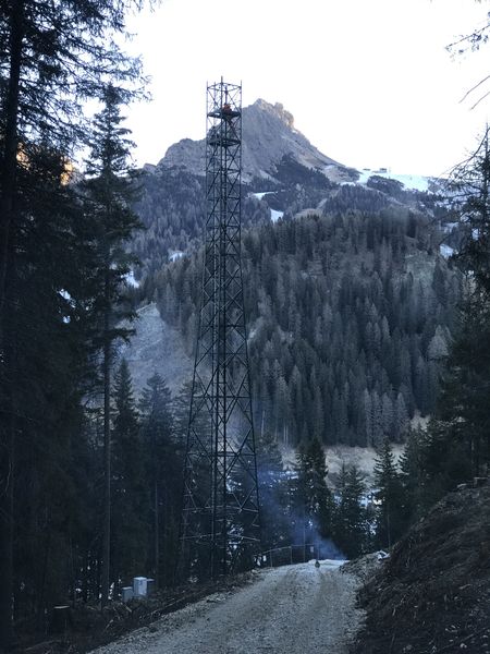 Die Anlage der Gemeinde in Wolkenstein im Dezember 2017