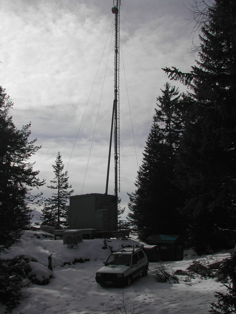 Die prov. Anlage von Wind, an deren Stelle die neue RAS-Anlage gebaut wurde.