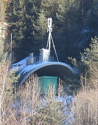 Die Anlage von Tre auf dem Tunnel