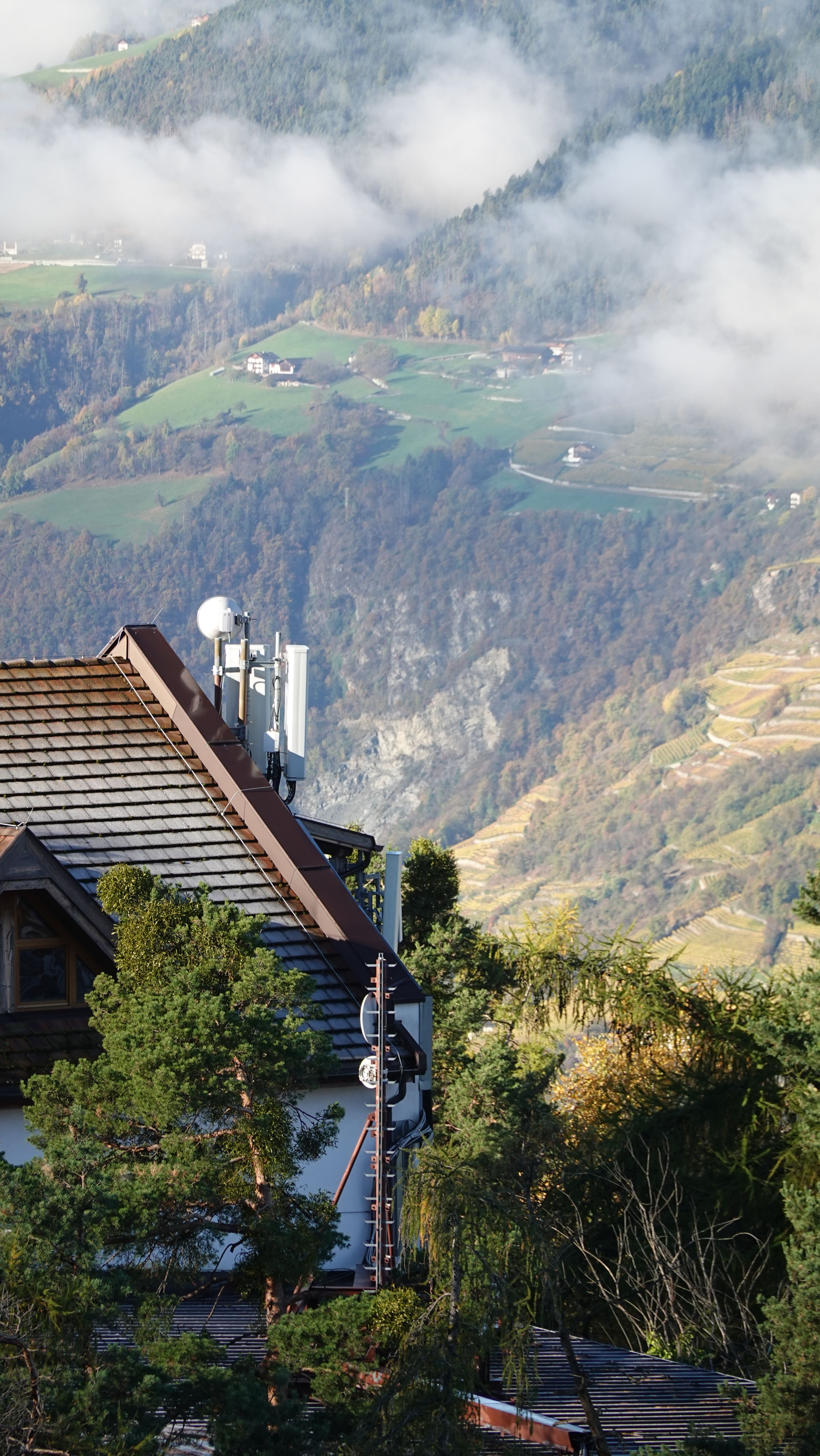 Die Antennen von Norden gesehen im Oktober 2025