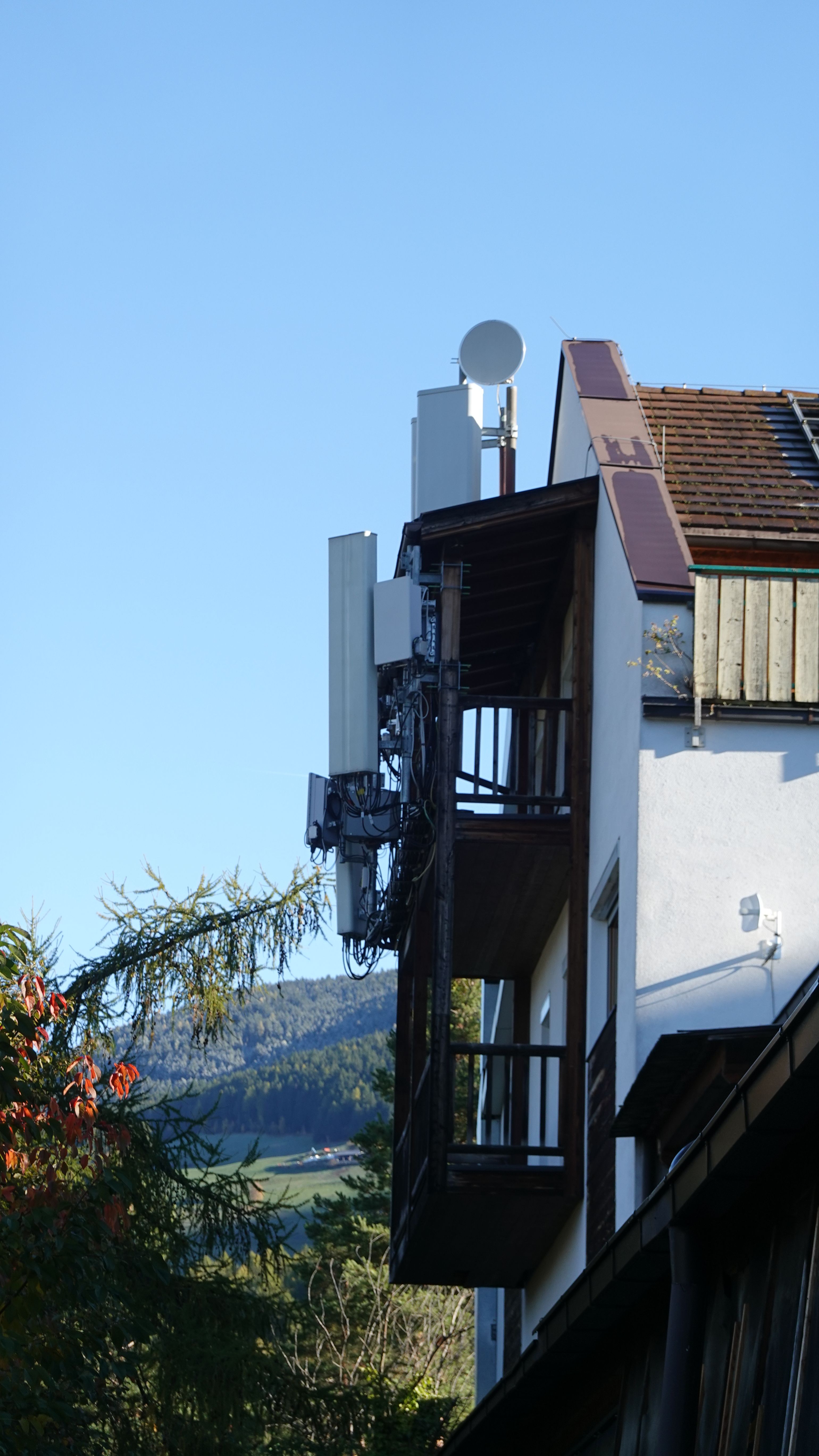 Die Antennen von Süden gesehen im Oktober 202