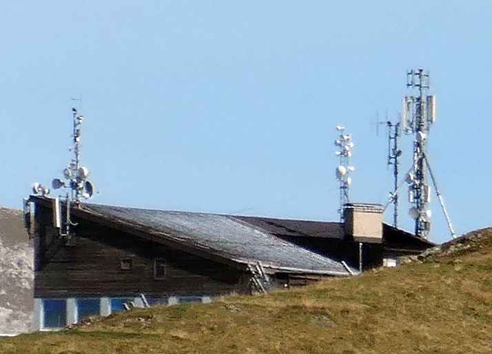Die Anlagen auf der Bergstation der Ciampinoi-Seilbahn im September 2026