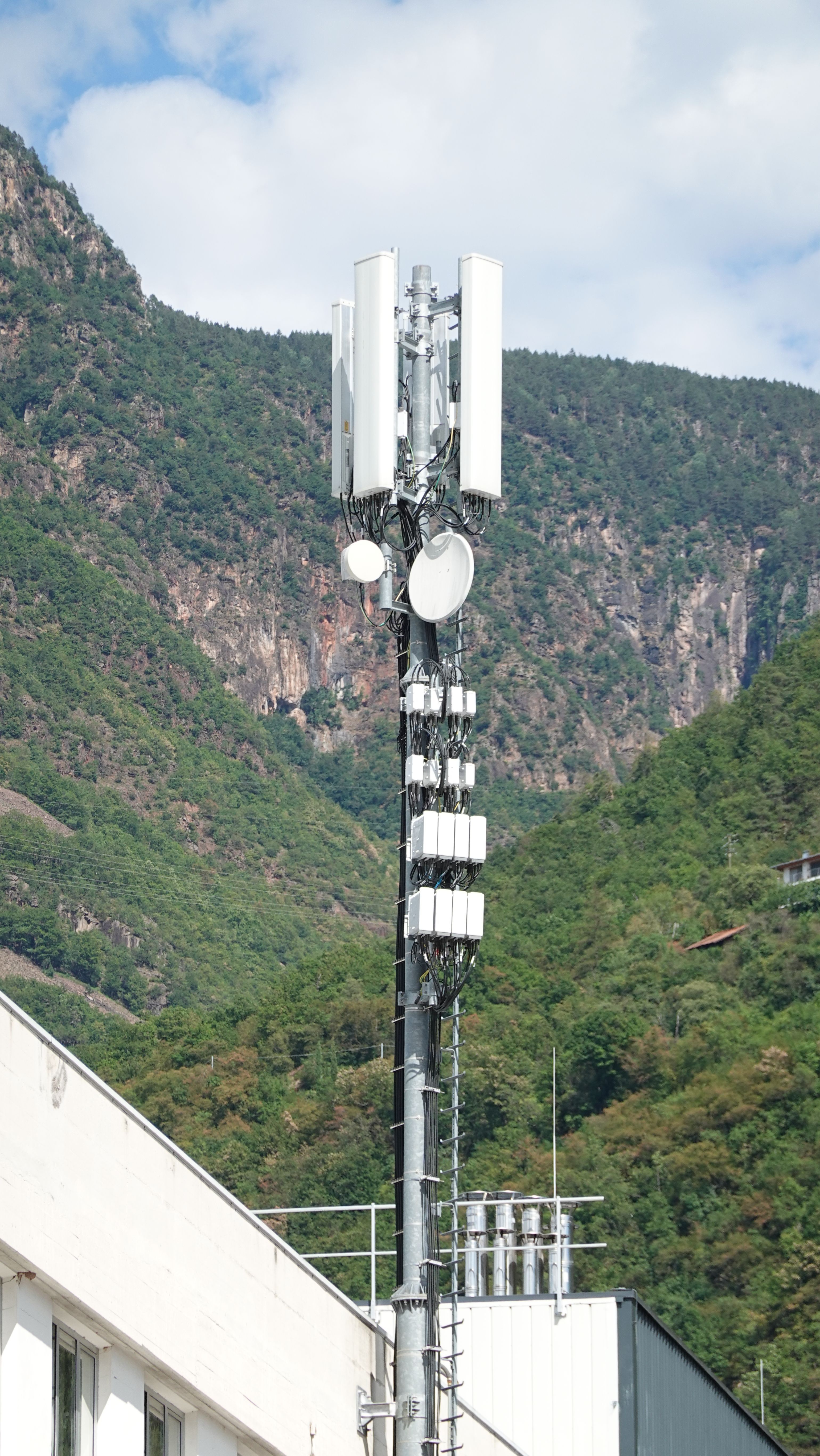 Die Antennen von Windtre im August 2022