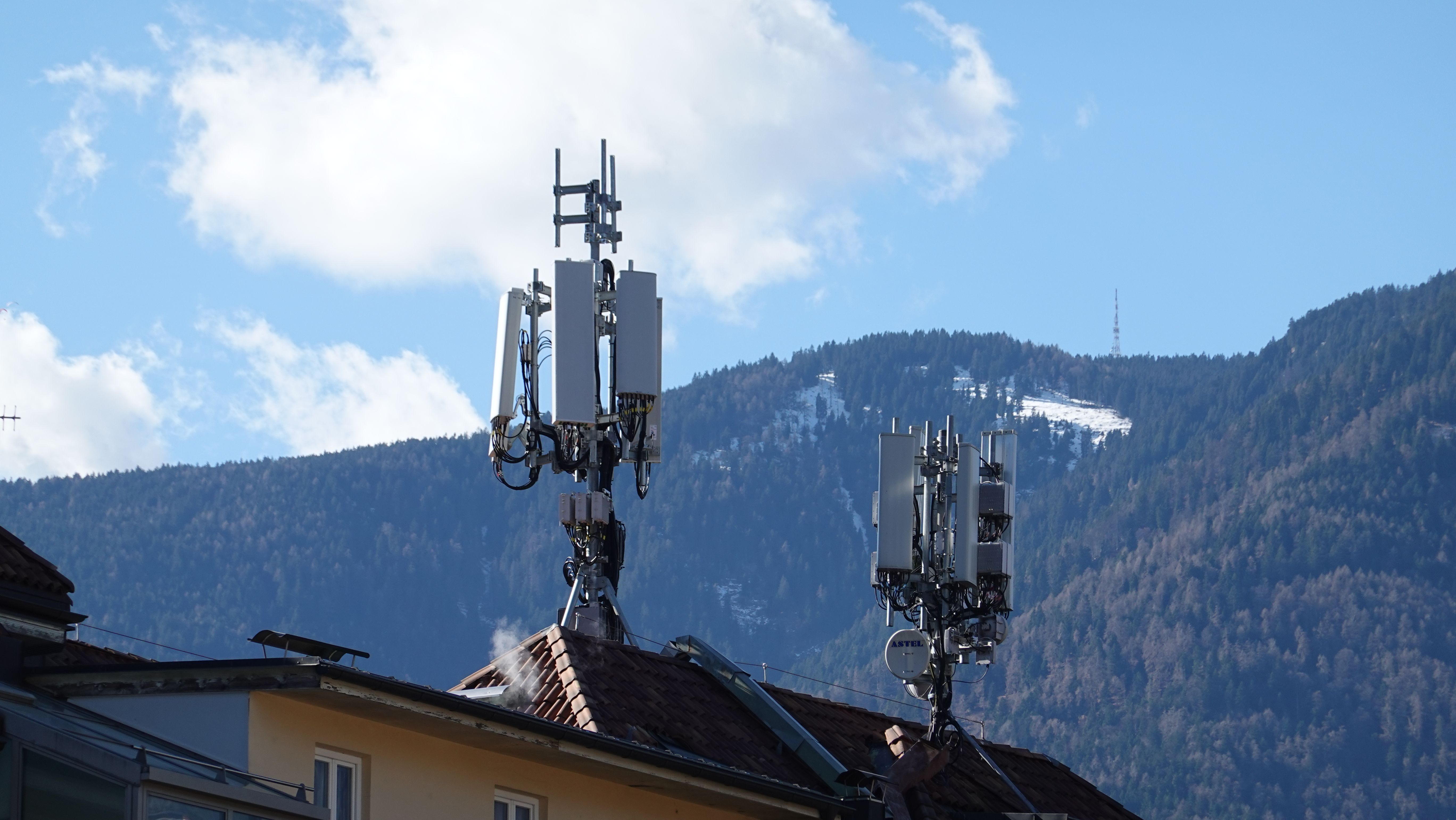 Die Antennen von Tim und Zefironet und neu Vodafone im Februar 2024
