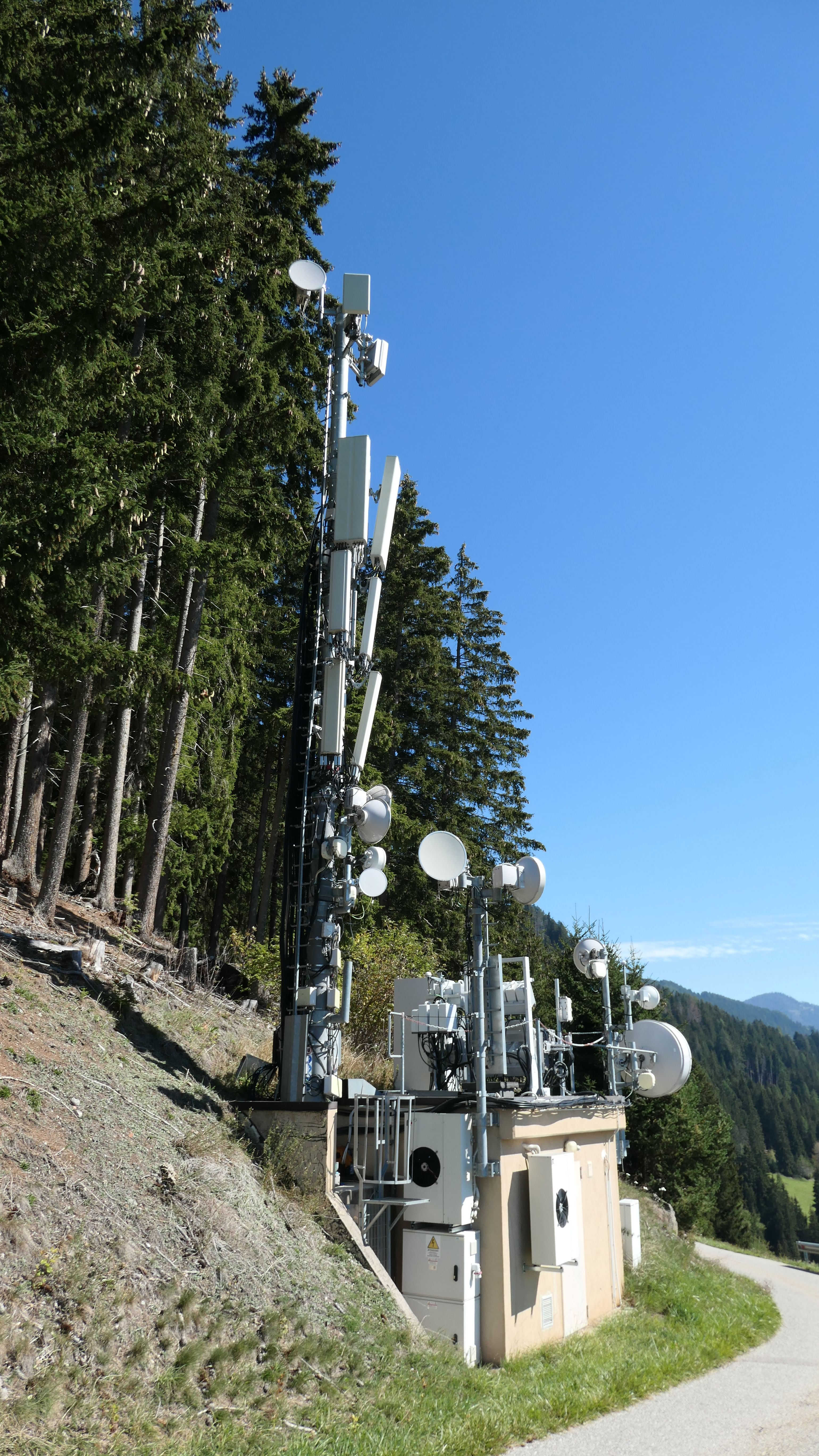 Die Antennen von Westen gesehen im September 2026