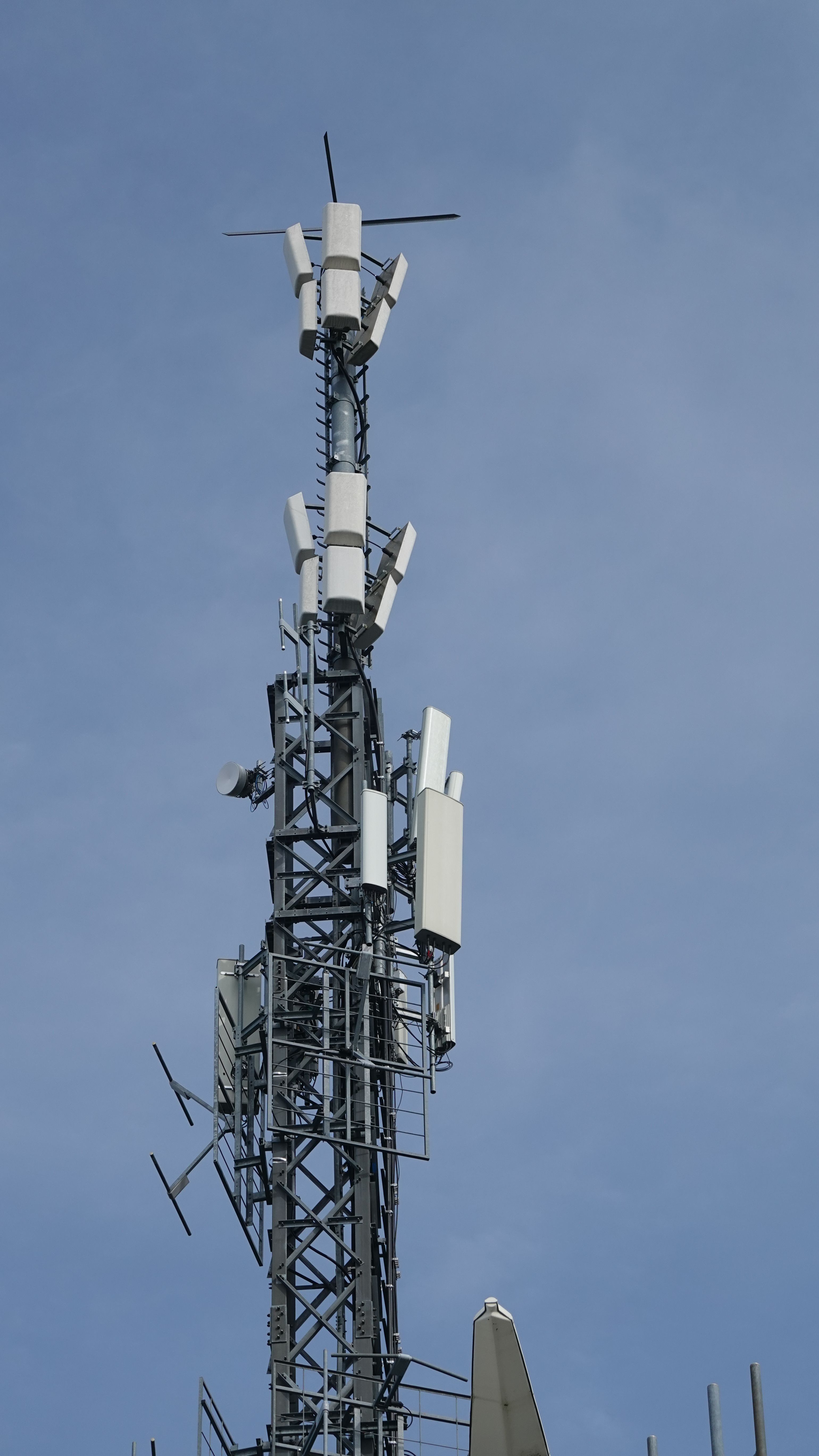 Die Antennen in Richtung Süden im Oktober 2025