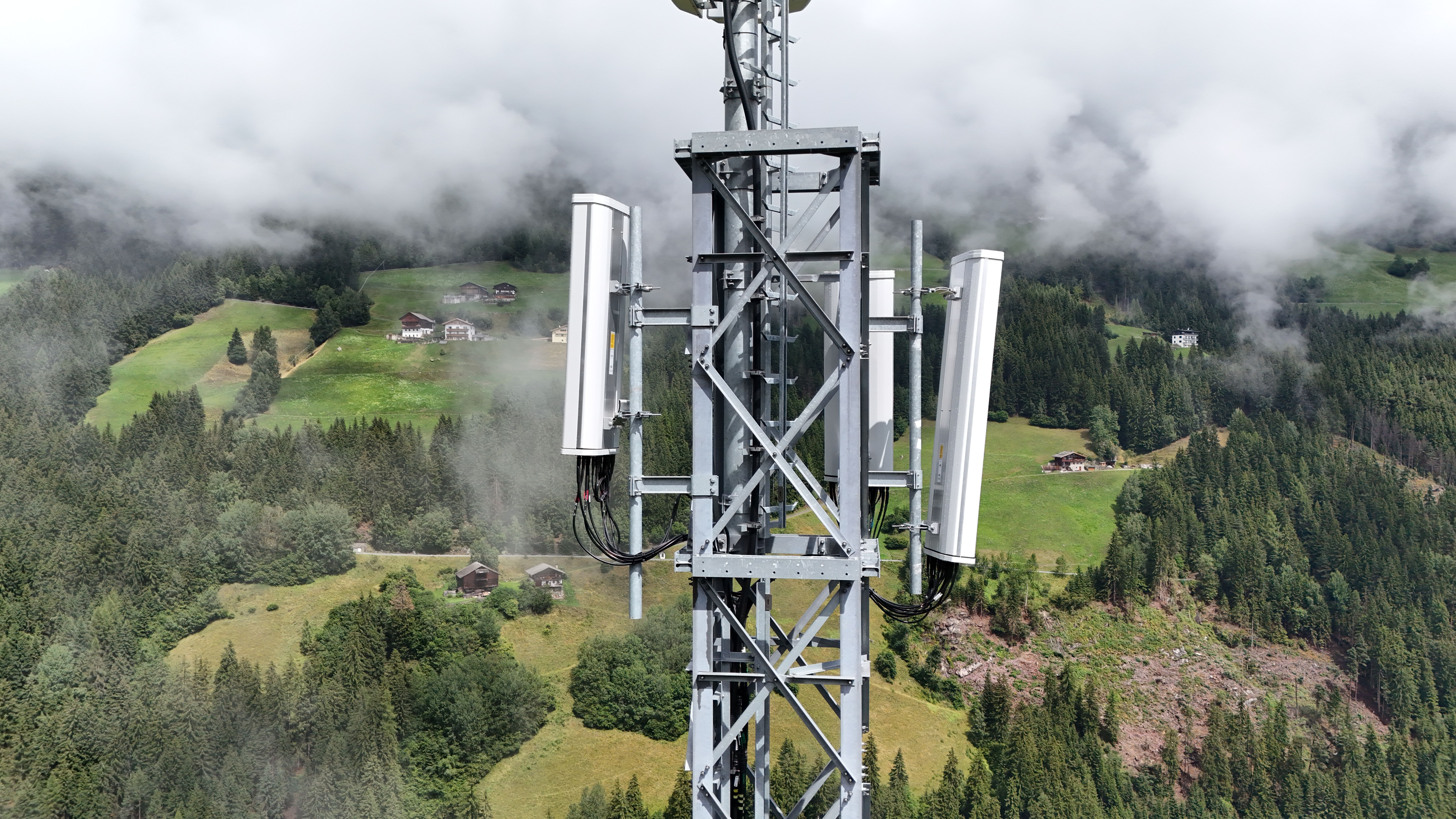 Die Mobilfunkantennen im Juli 2025. Foto RAS