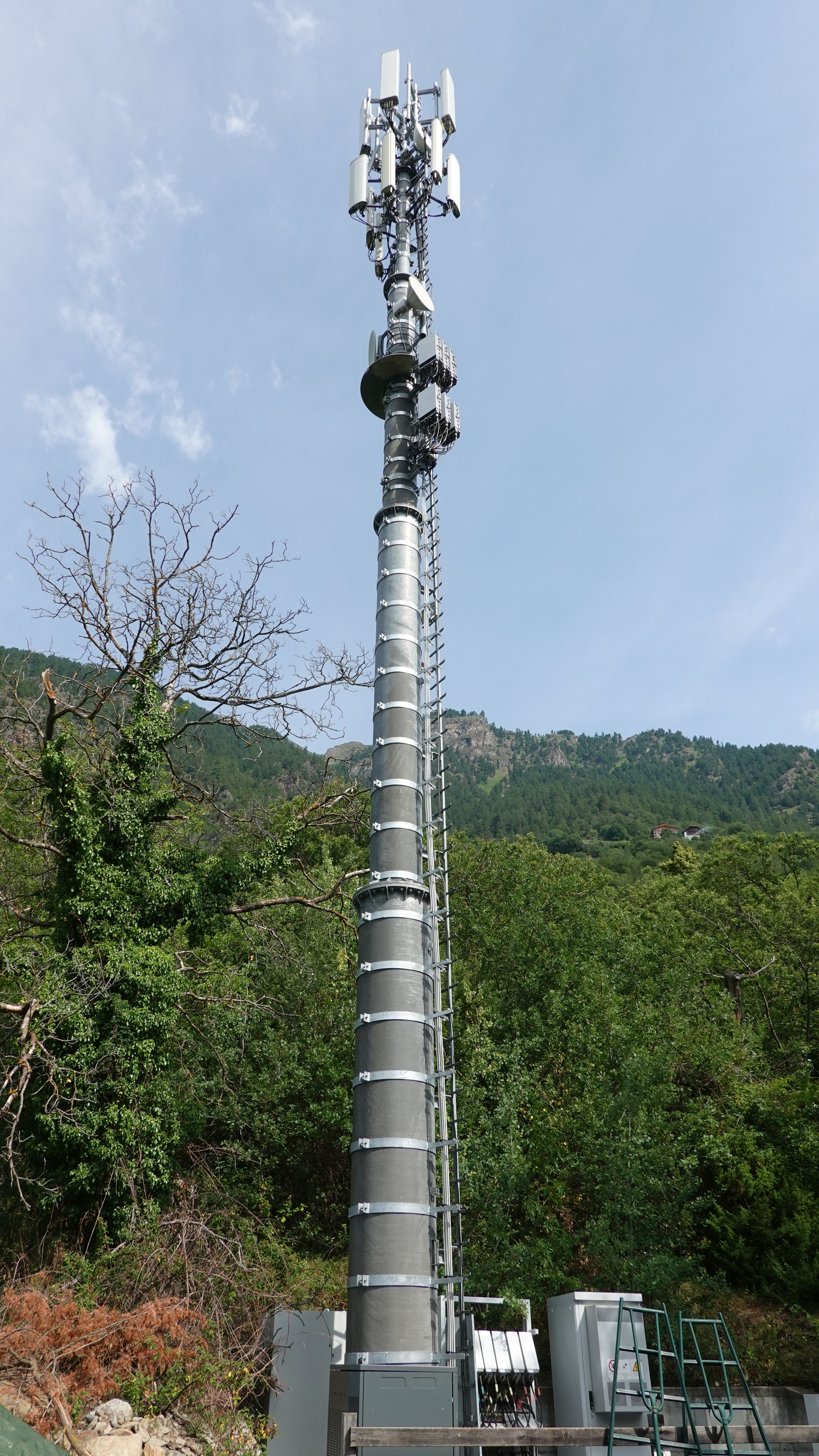 Die Antennen von Südosten aus gesehen im Juli 2026